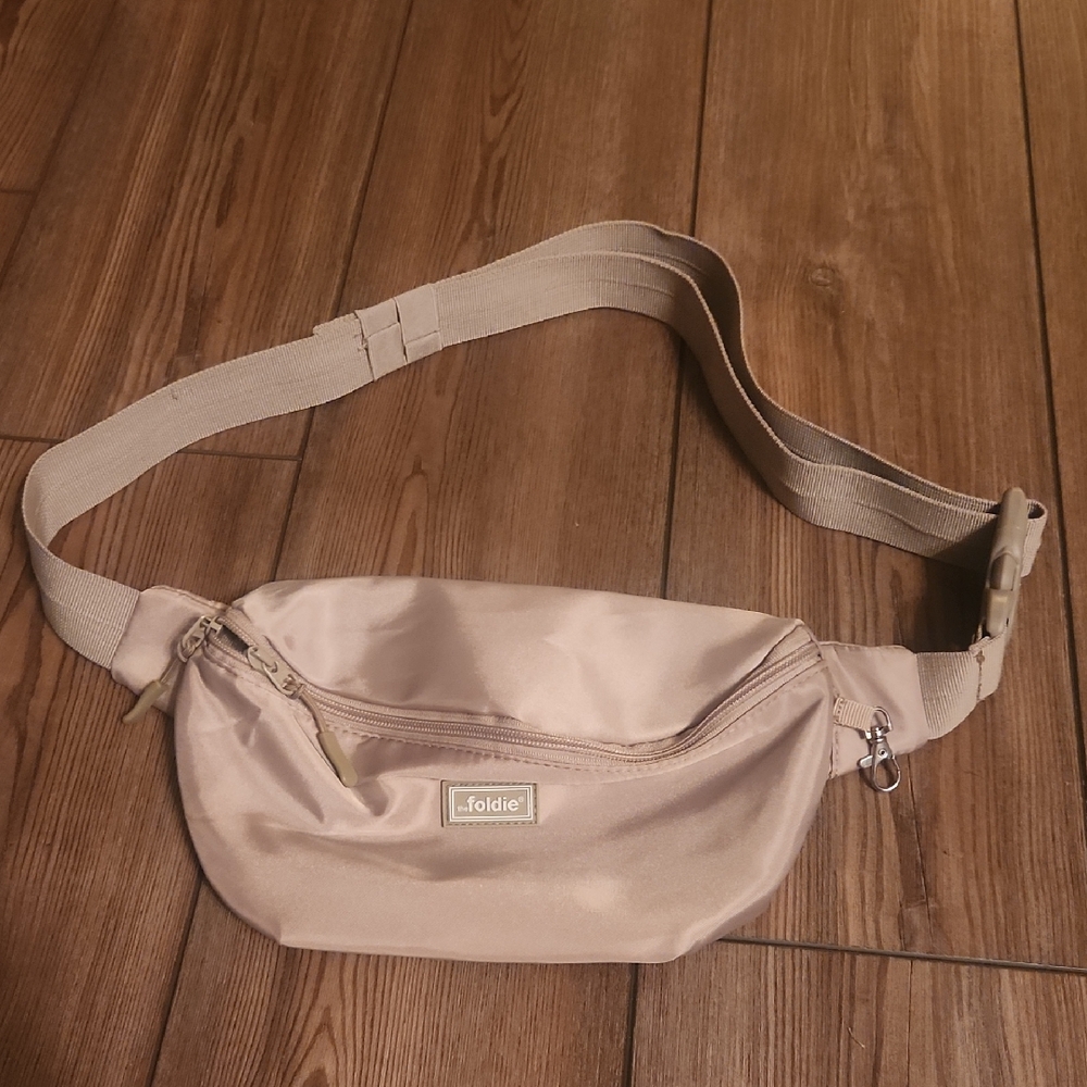 Foldie Tan Crossbody Fanny Pack Bag